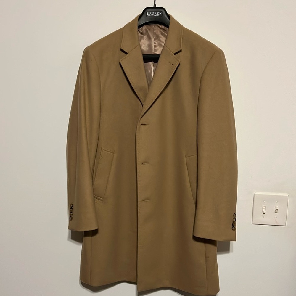 Ralph Lauren 44 wool/cashmere blend overcoat